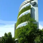 Consorcio Santiago Building. Il grattacielo ricorperto di vegetazione